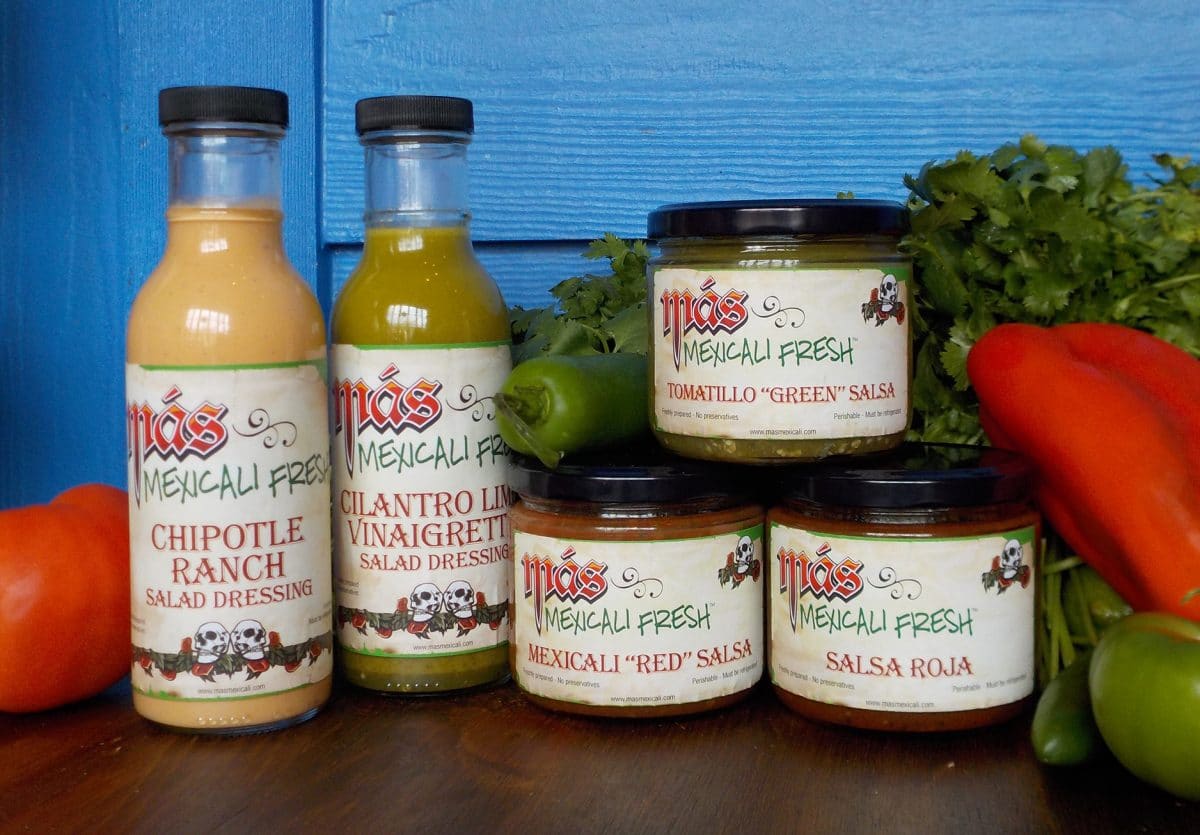 Más Mexicali Fresh Dressing and Sauces