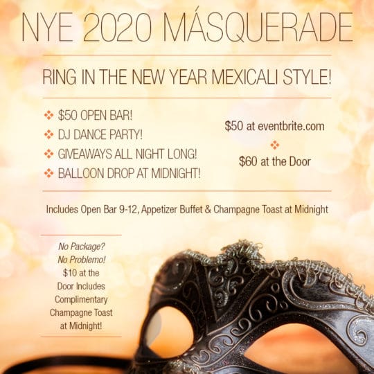 Más New Years Eve 2020 Fiesta!!!