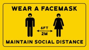 Wear a Facemask Maintain Social Distancing