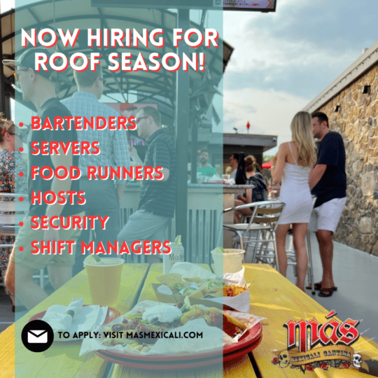 Now Hiring for Roof Season!