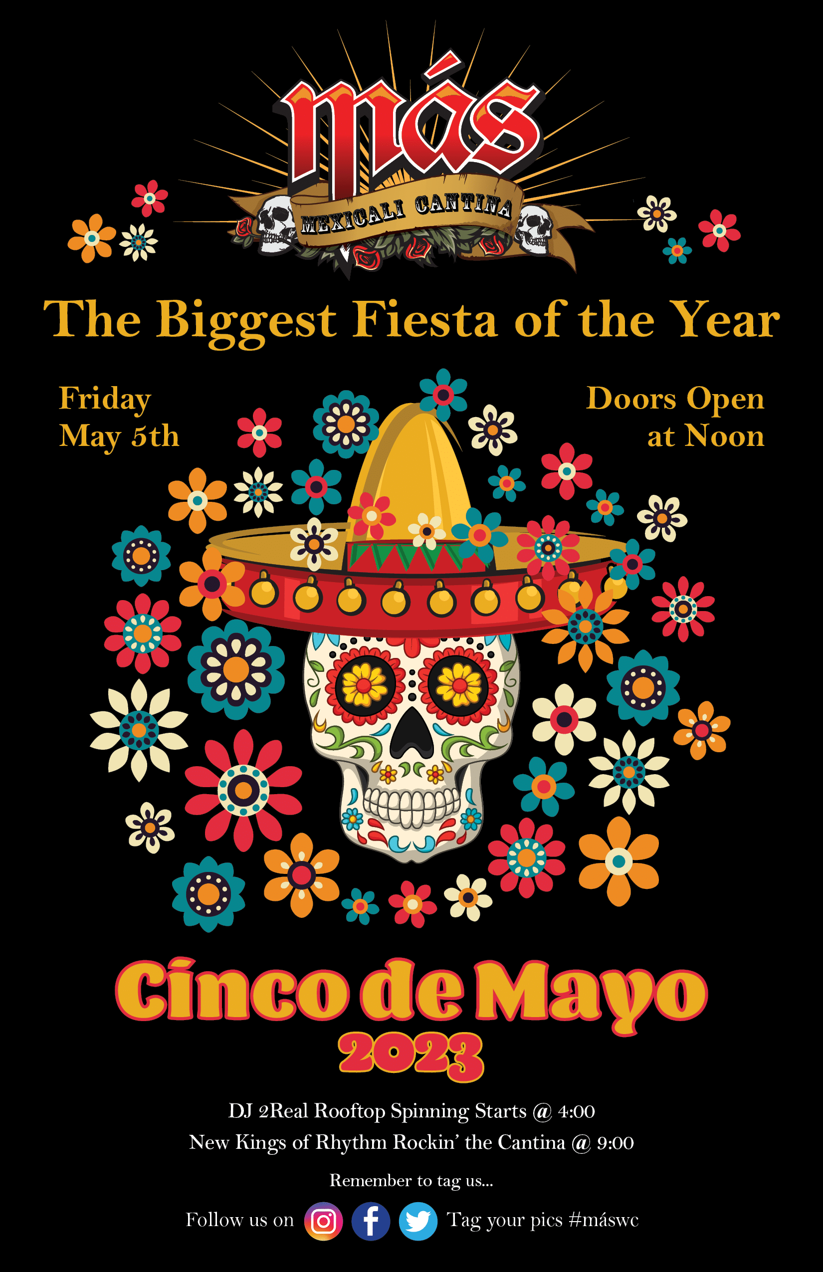 Mas Cinco de Mayo Poster 2023